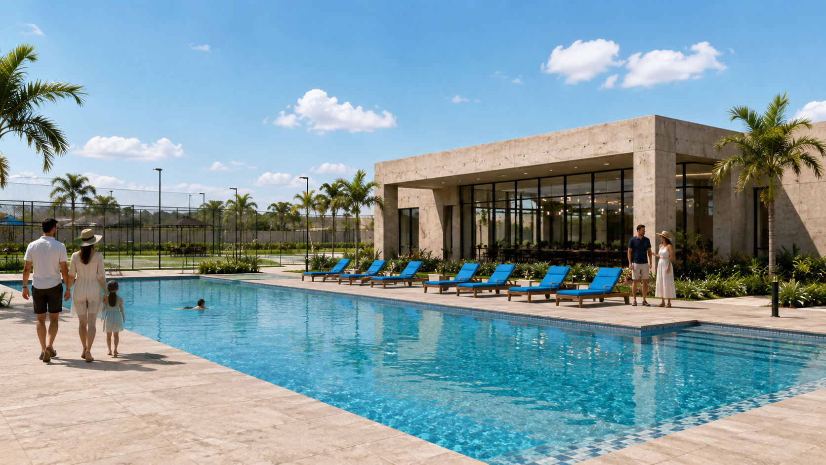 Piscina adulto e infantil